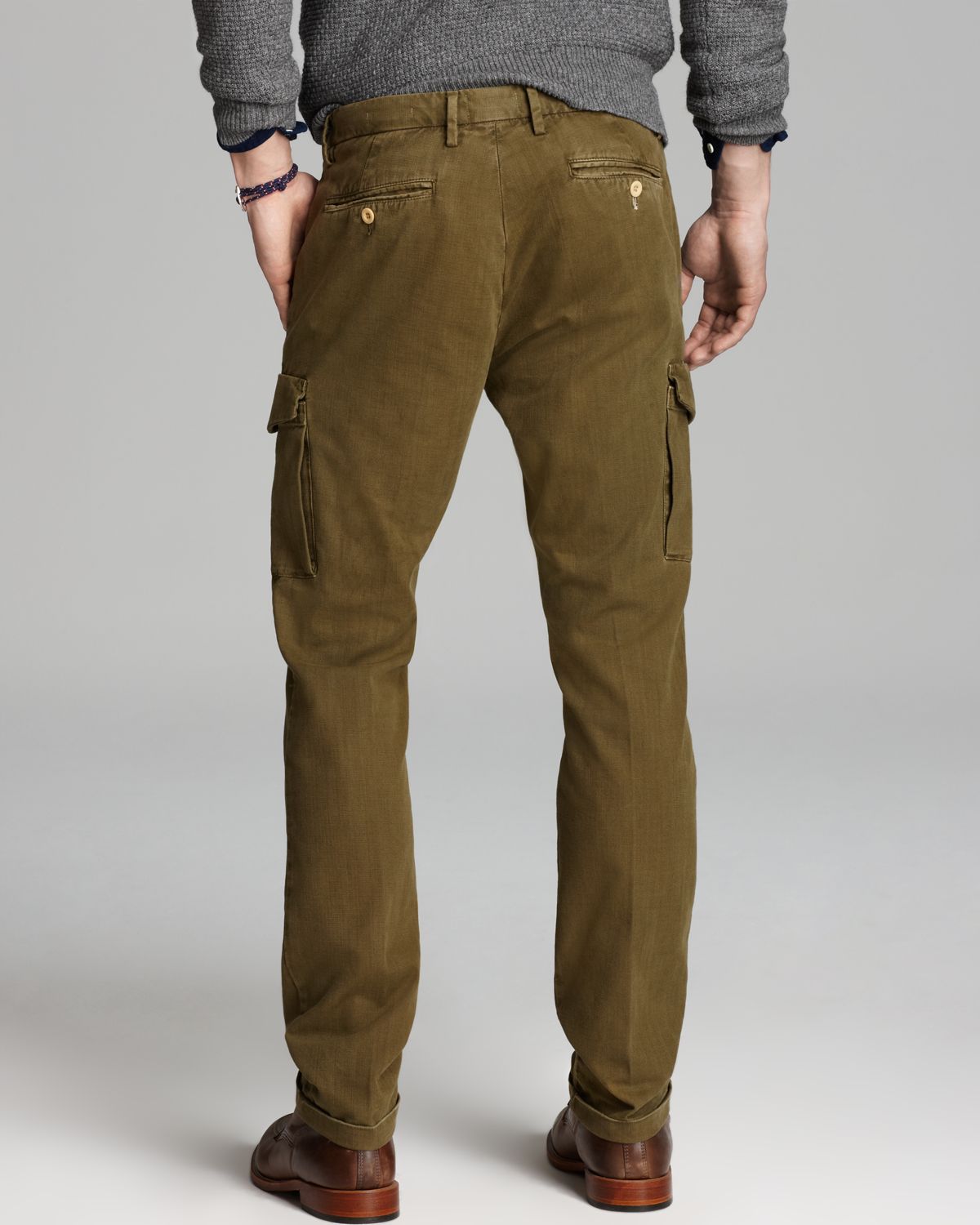Gant Rugger Canvas Cargo Pants in Green (Natural) for Men - Lyst