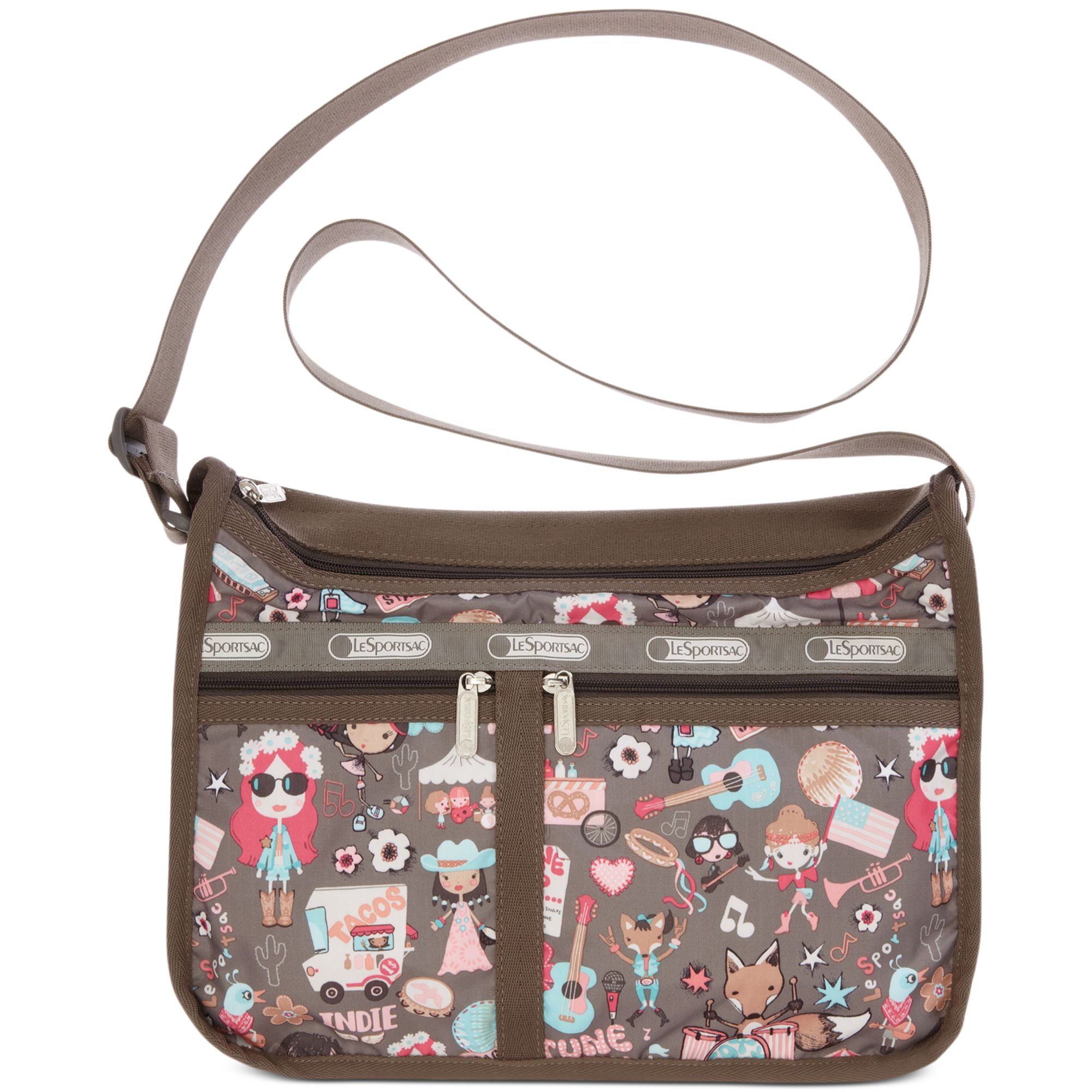 Lyst Lesportsac Deluxe Everyday Bag In Brown Gallery
