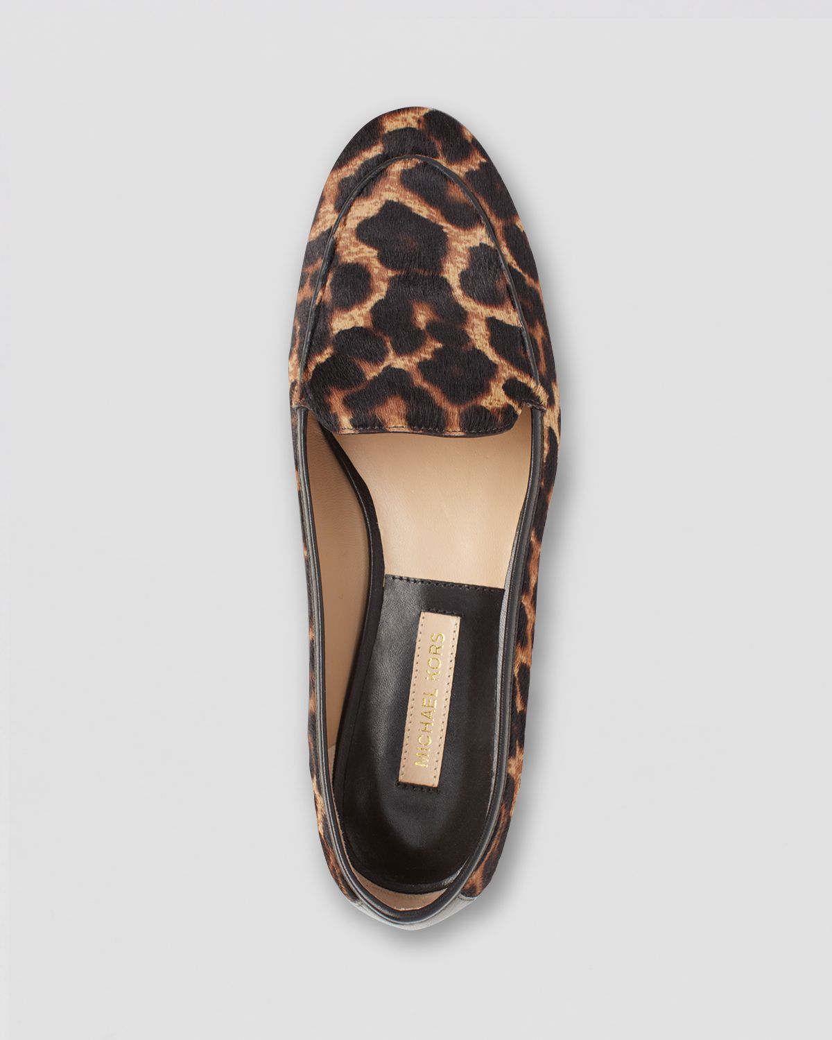 michael kors leopard loafers