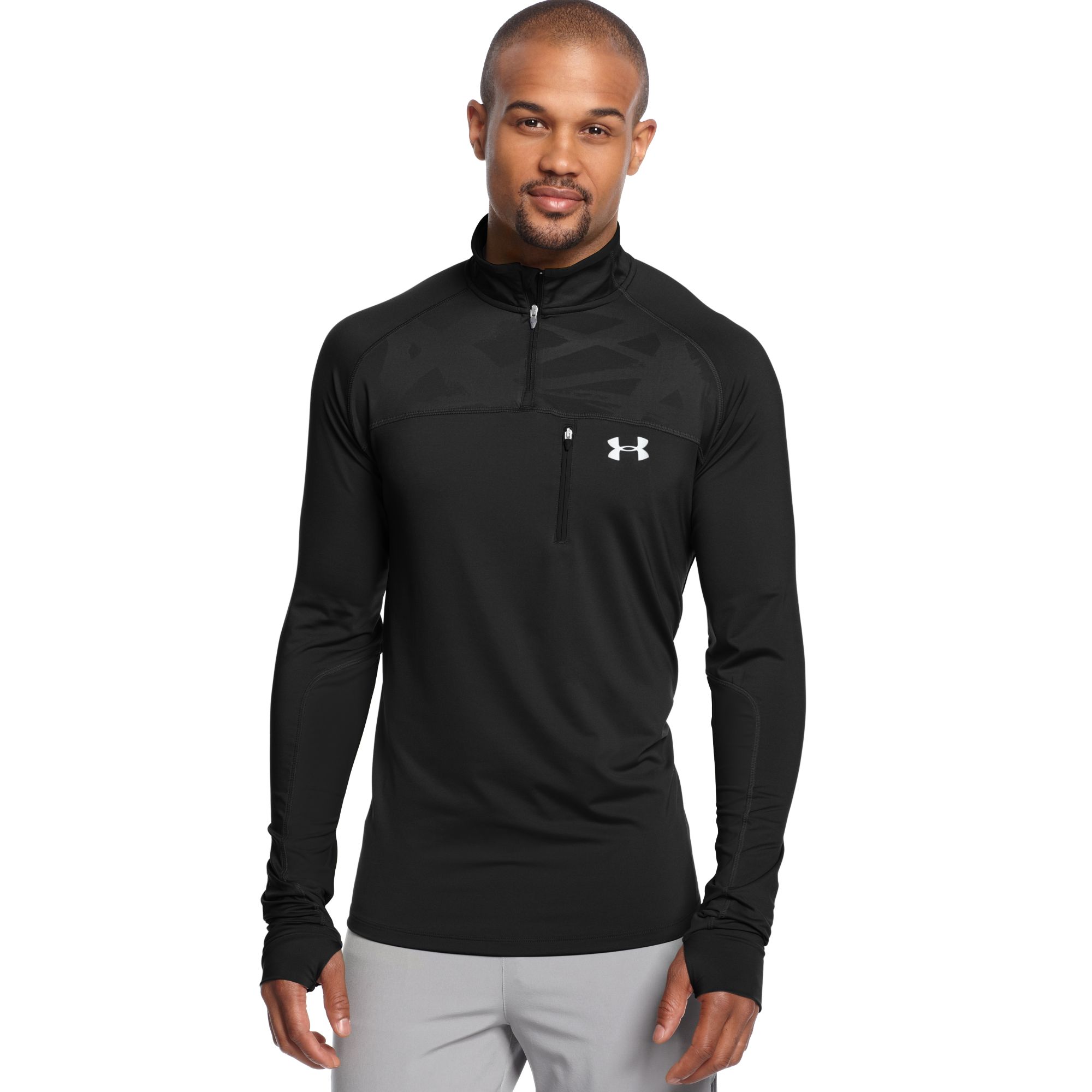 Lyst - Under armour Imminent Run Reflective Shirt in Gray for Men