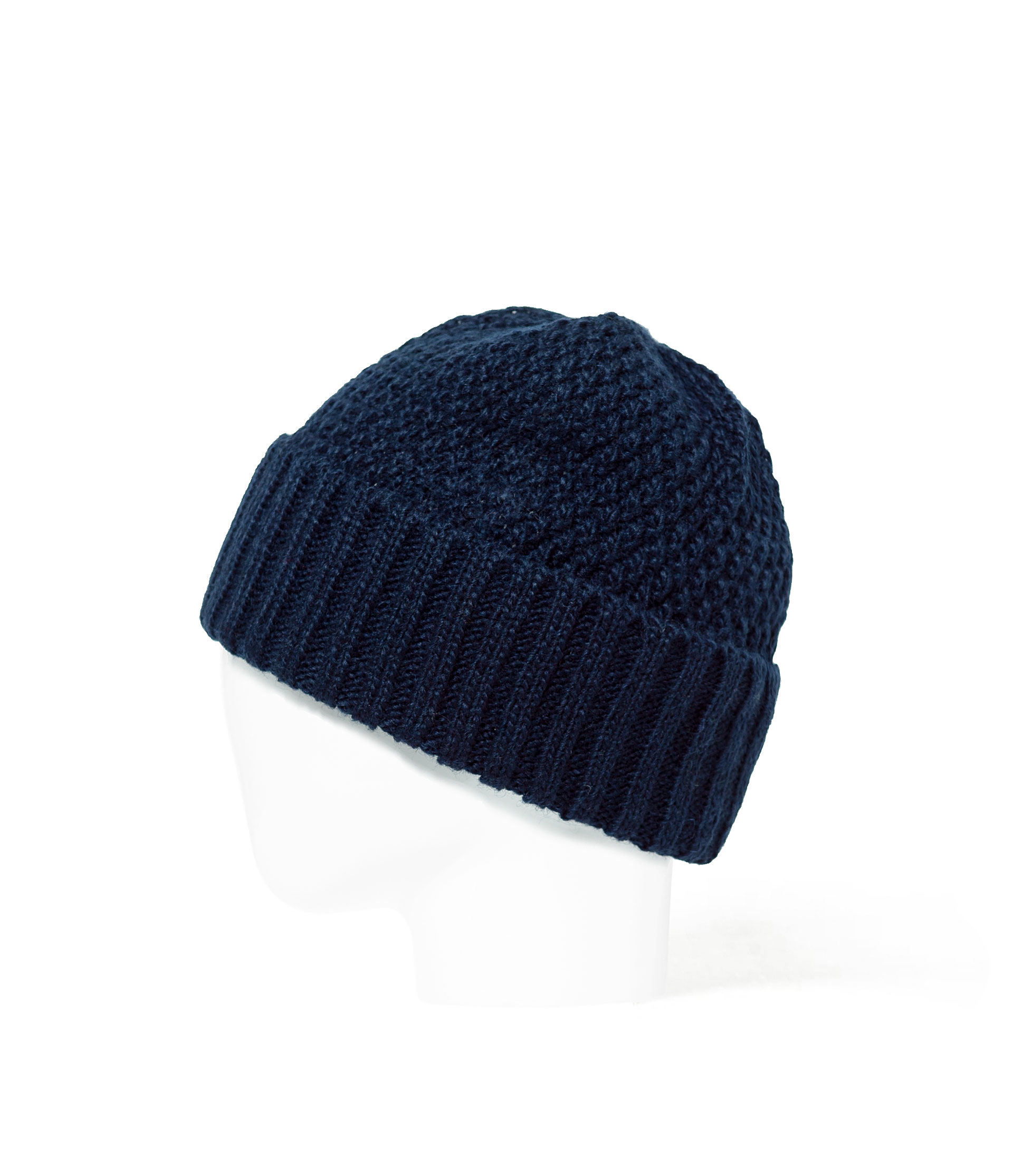 Zara Structured Knit Hat in Blue for Men (Navy blue) | Lyst