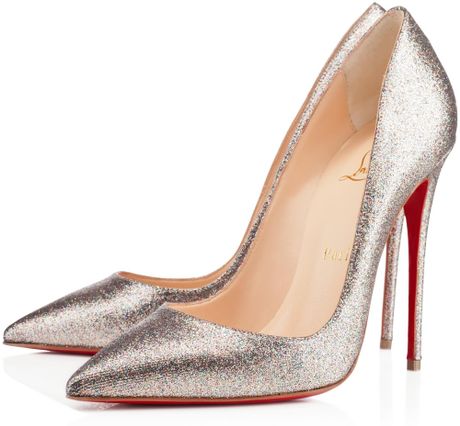 Christian Louboutin So Kate in Silver | Lyst