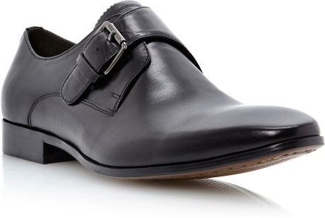 Dune Anarchal Monk Shoes in Black for Men | Lyst