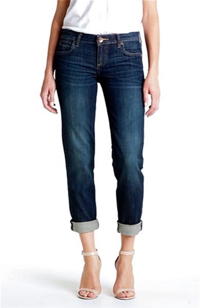 Kut From The Kloth Catherine Slim Boyfriend Jeans in Blue (Royal) | Lyst