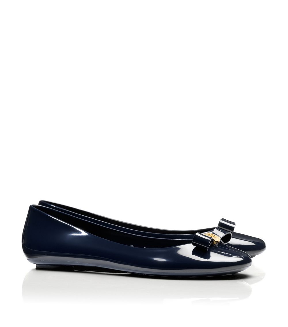 tory burch ballet flats with bow