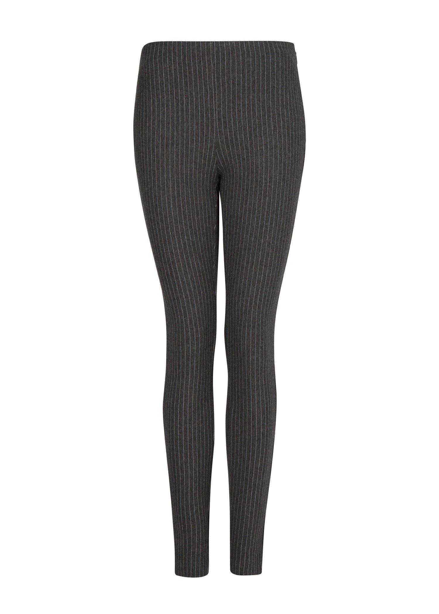 Lyst Mango Pinstripe Leggings in Gray