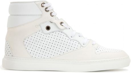 Balenciaga Leather High-top Sneakers in White (blanc) | Lyst