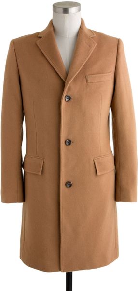 J.crew Ludlow Topcoat In Wool-Cashmere in Beige for Men (saddle) | Lyst