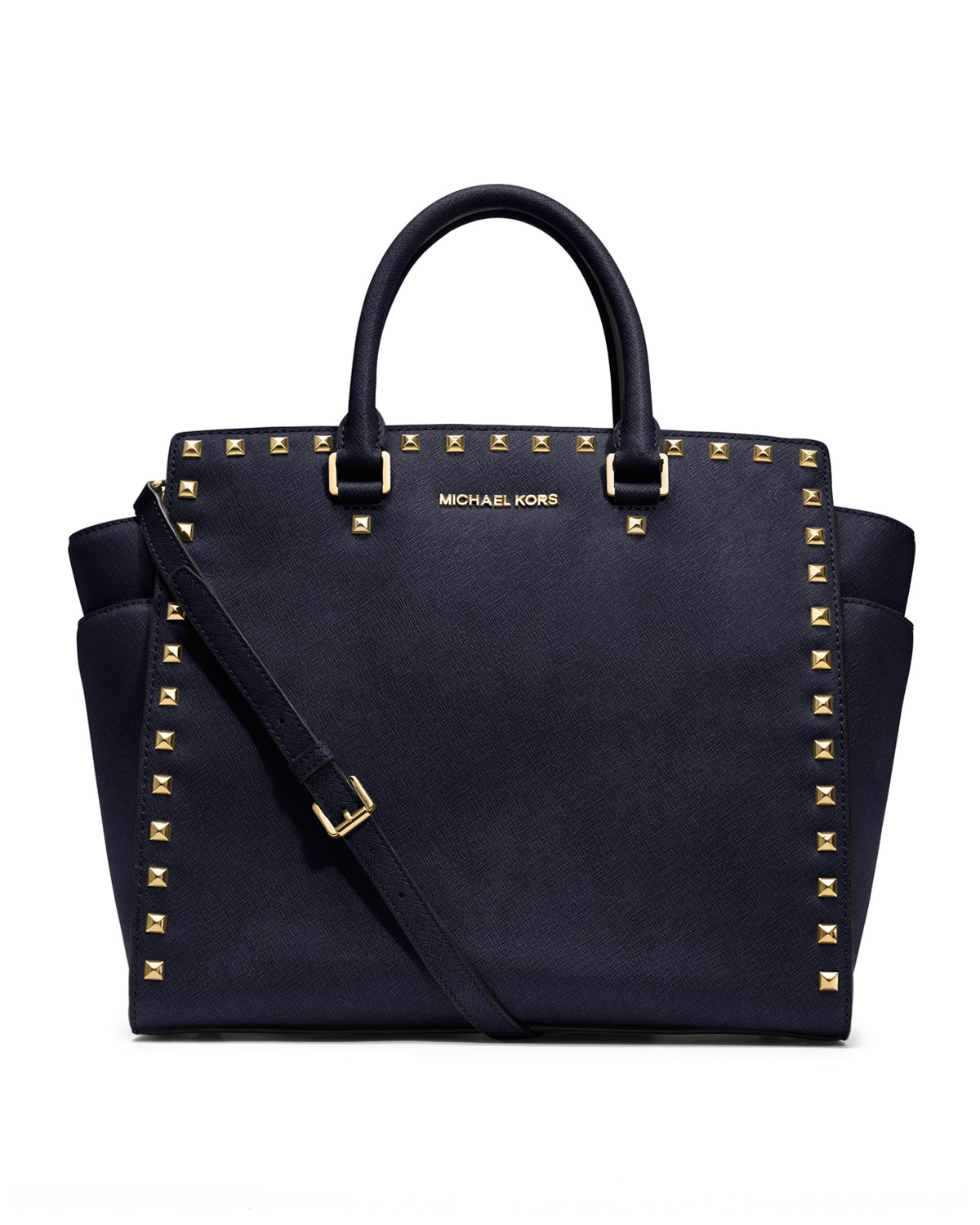 michael kors selma studded purse