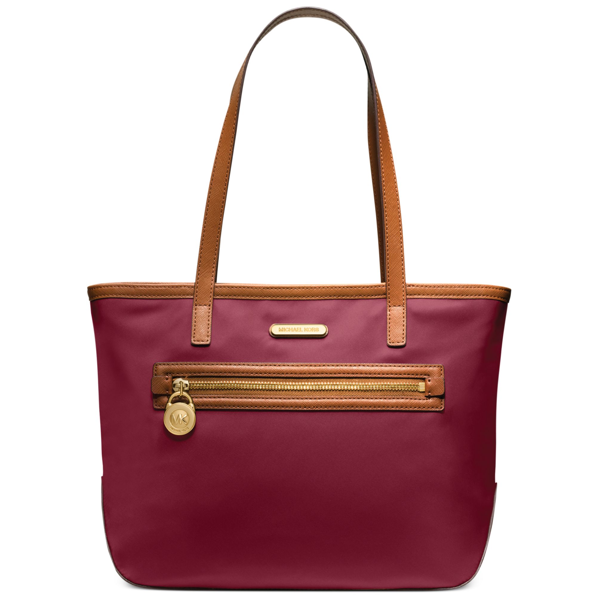 Michael Kors Kempton Nylon Small Tote in Purple (CINNABAR) | Lyst