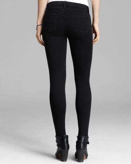 J Brand Jeans Angelika Super Skinny in Black in Black | Lyst