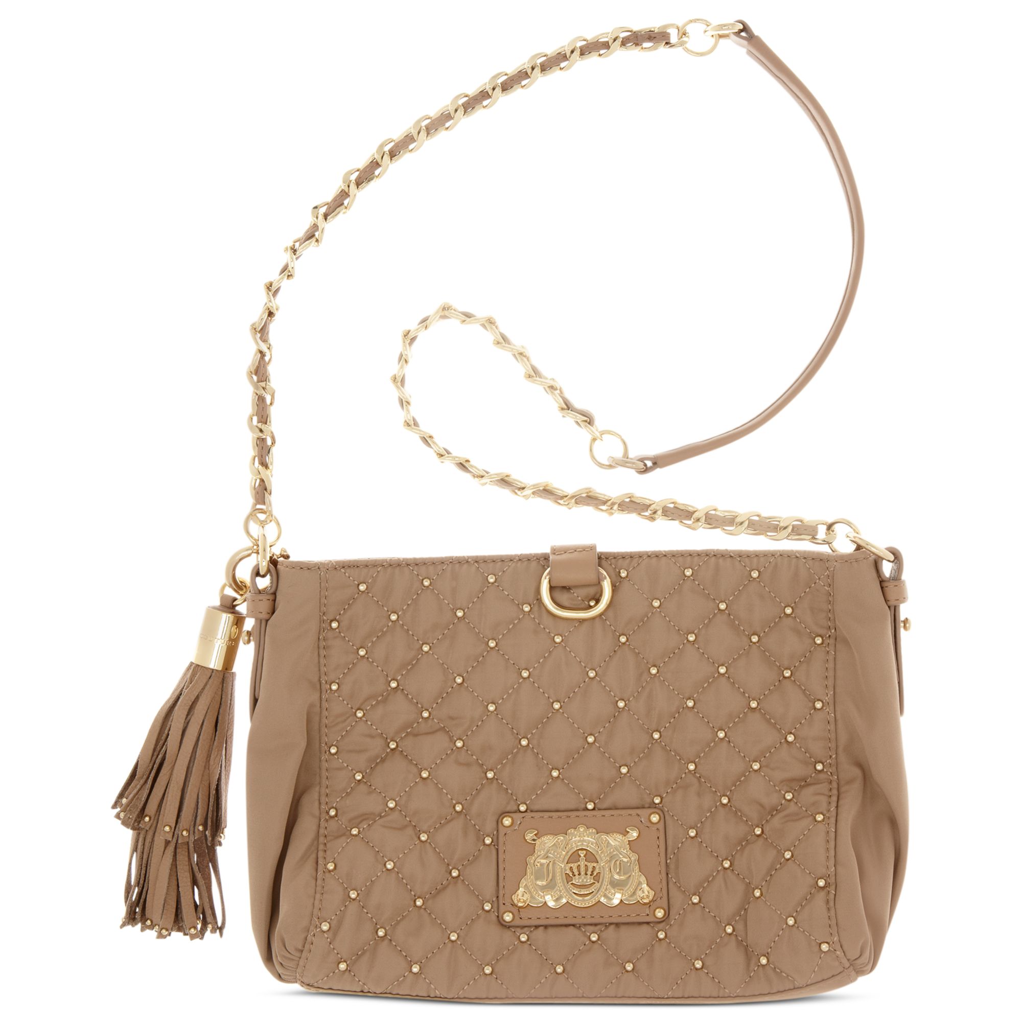 Lyst Juicy Couture Upscale Quilted Nylon Mini Kiki Bag in Brown