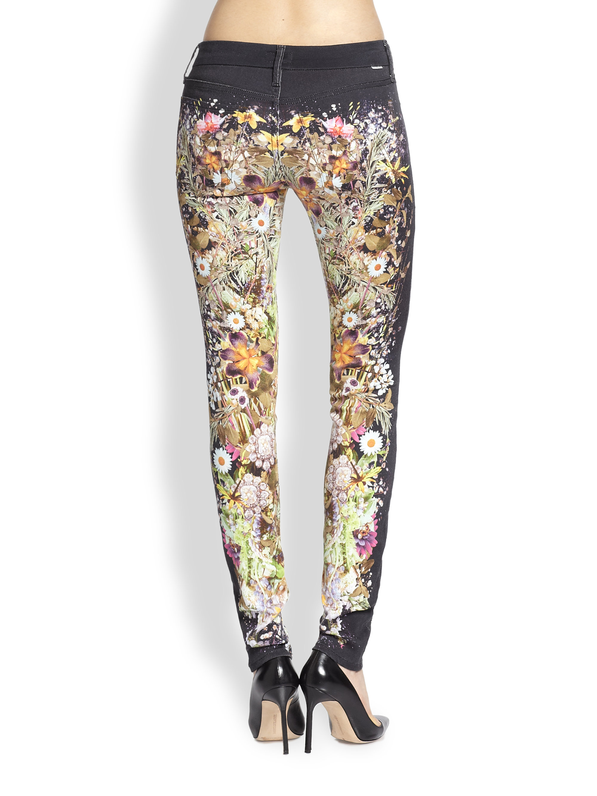 mother floral jeans