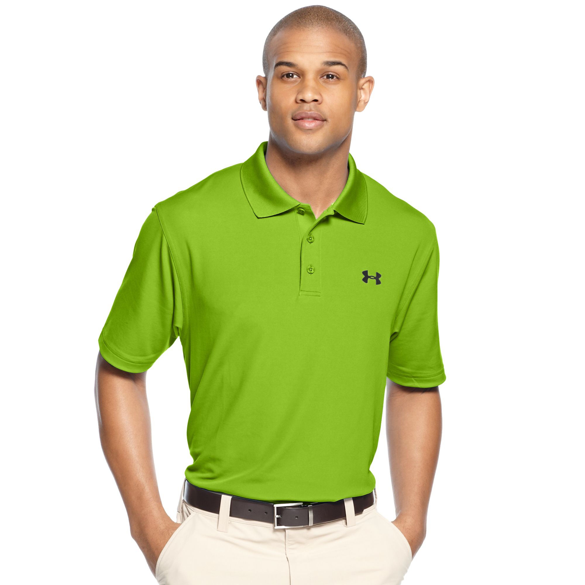 Under Armour Ua Performance Polo in Green for Men - Lyst