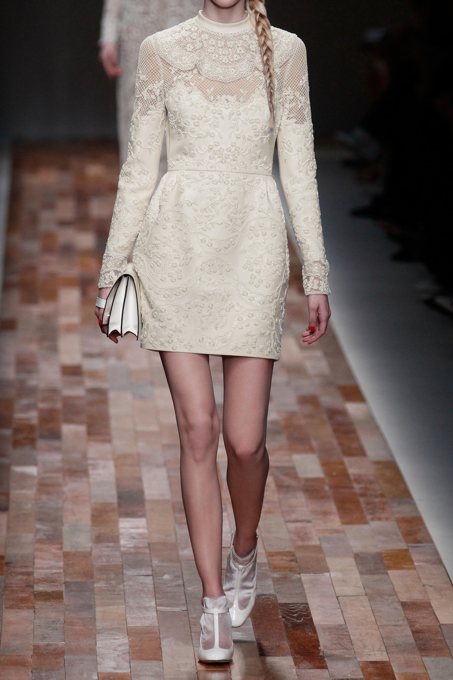 valentino mini dress white