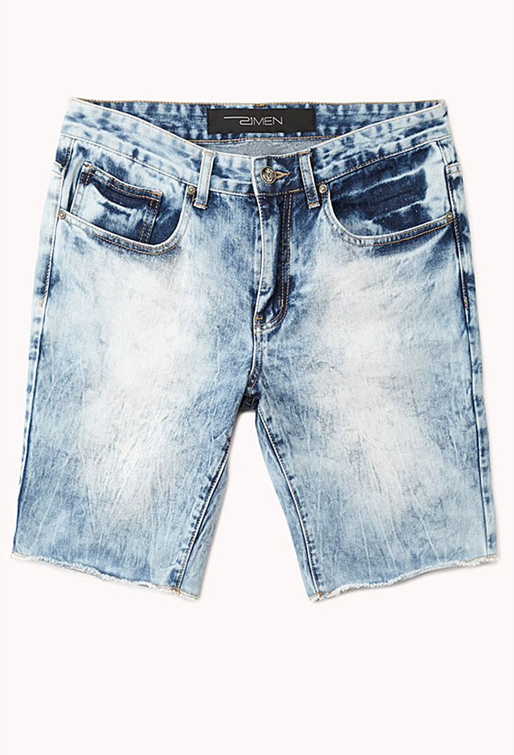 acid wash shorts mens