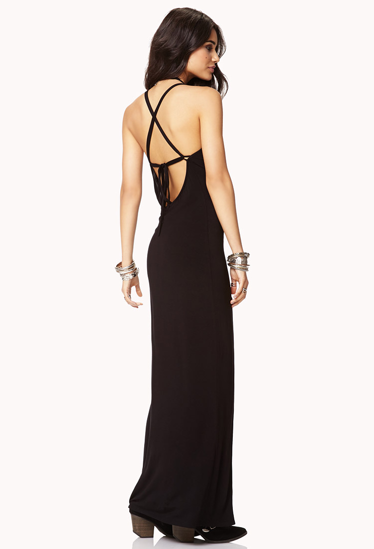 sleek maxi dress