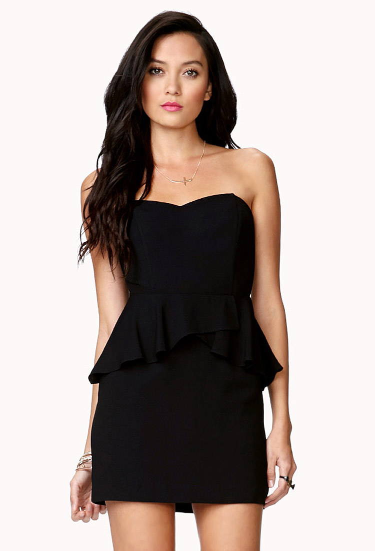 peplum dress forever 21