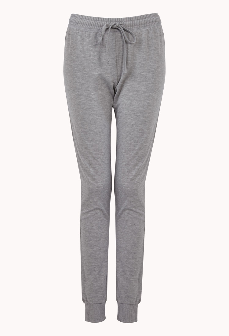 Forever 21 Lounge Sweatpants in Heather Grey (Gray) - Lyst