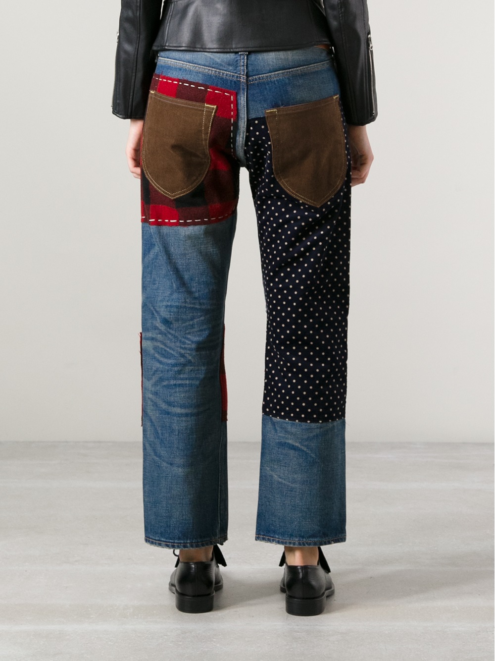 Junya watanabe Patchwork Jeans in Blue | Lyst