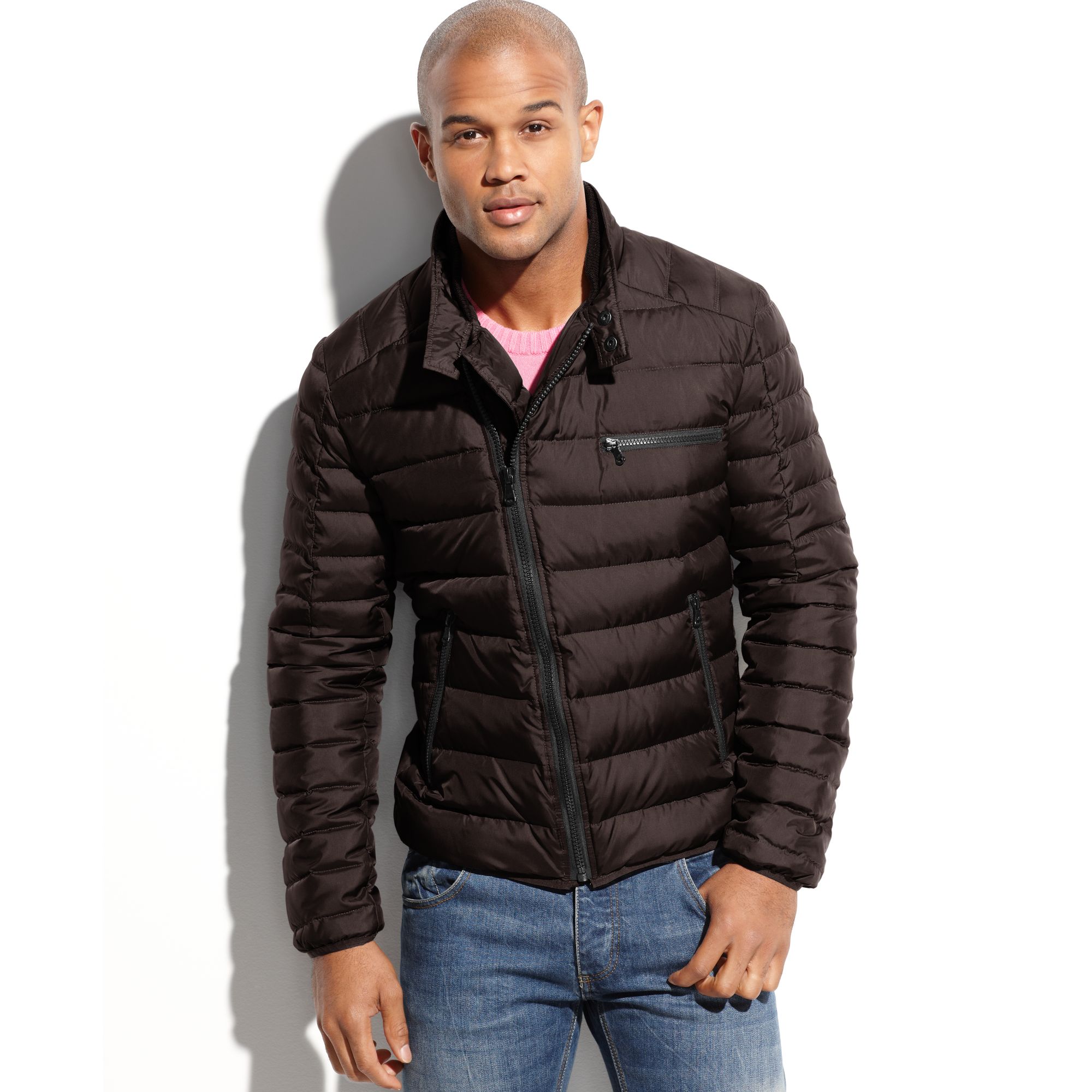 Puffer Jackets Kenneth Cole Hooded Packable Coat Kenneth Cole