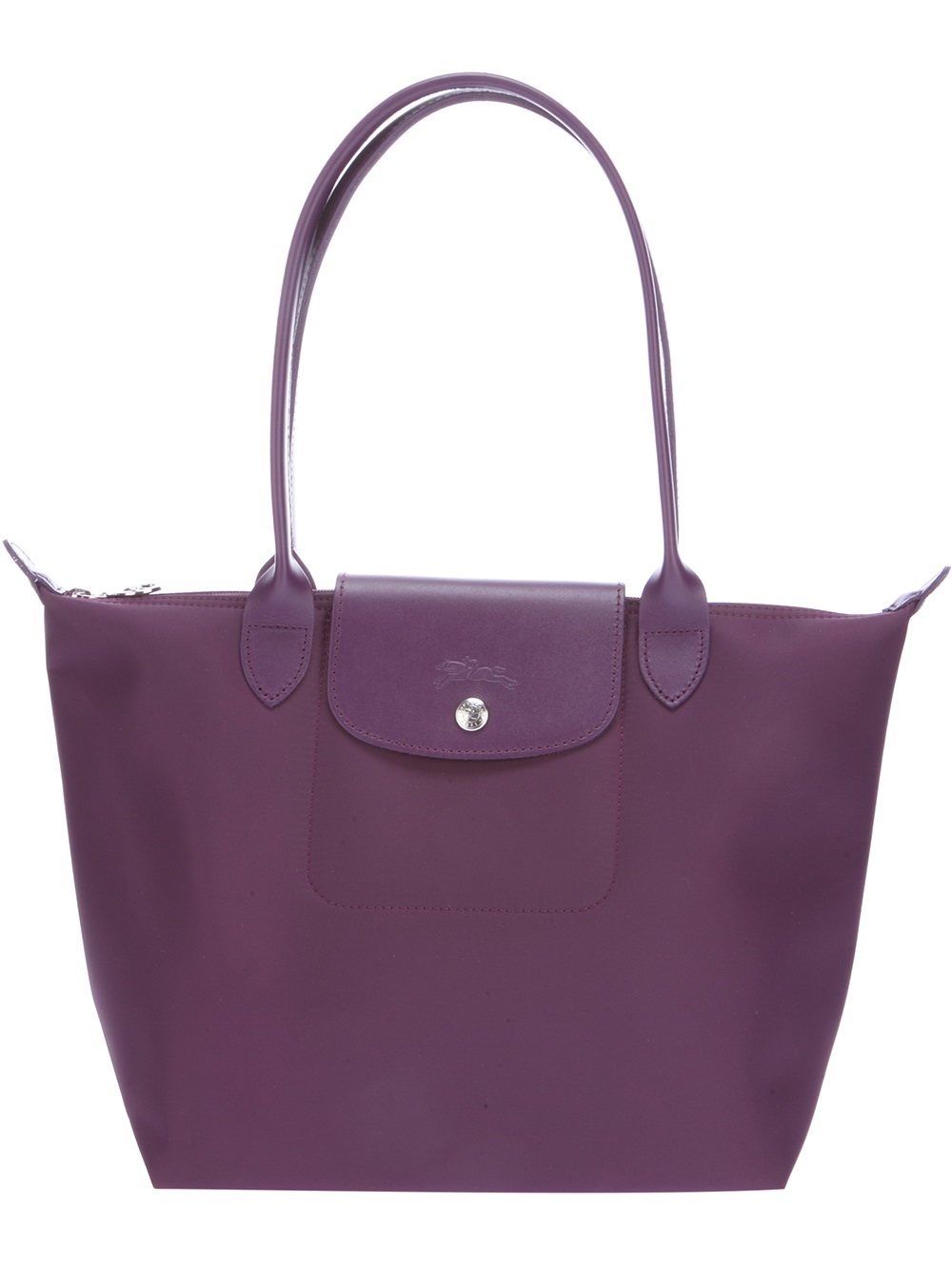 Longchamp Le Pliage Tote in Purple | Lyst