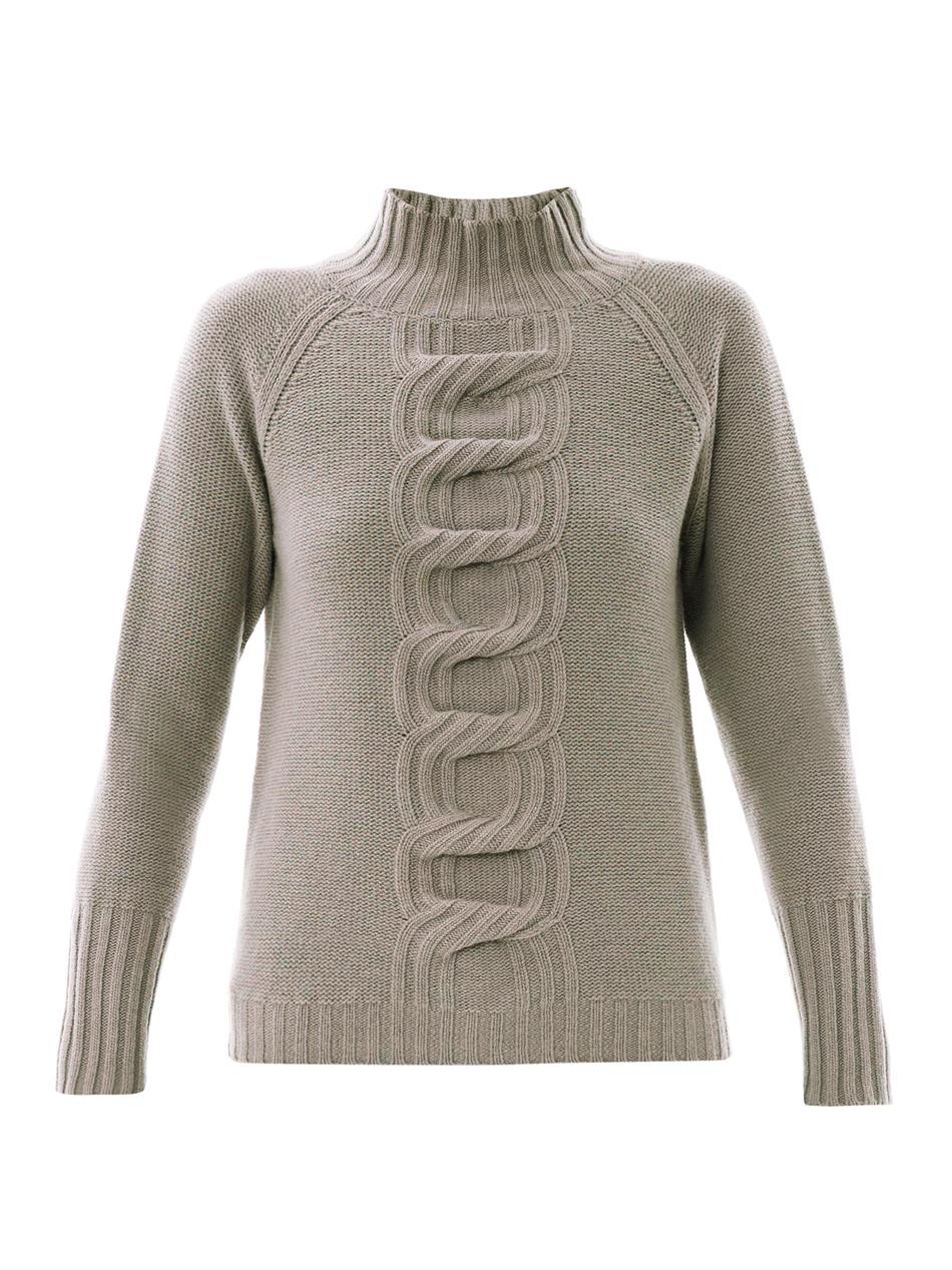 Lyst - Max Mara Daniela Sweater in Gray