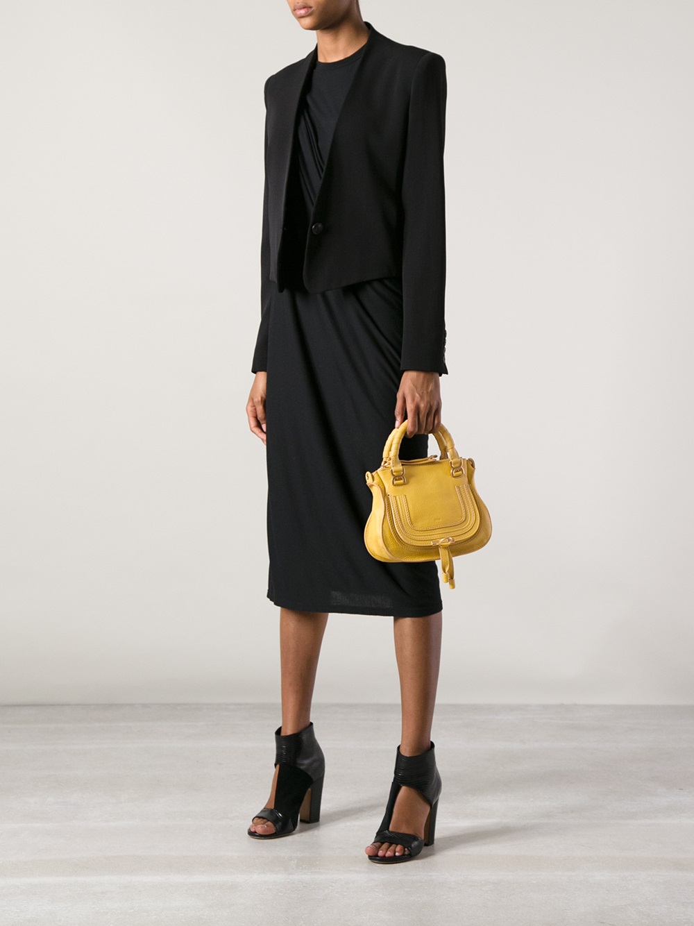 Chloé Marcie Mini Shoulder Bag in Yellow & Orange (Yellow) | Lyst