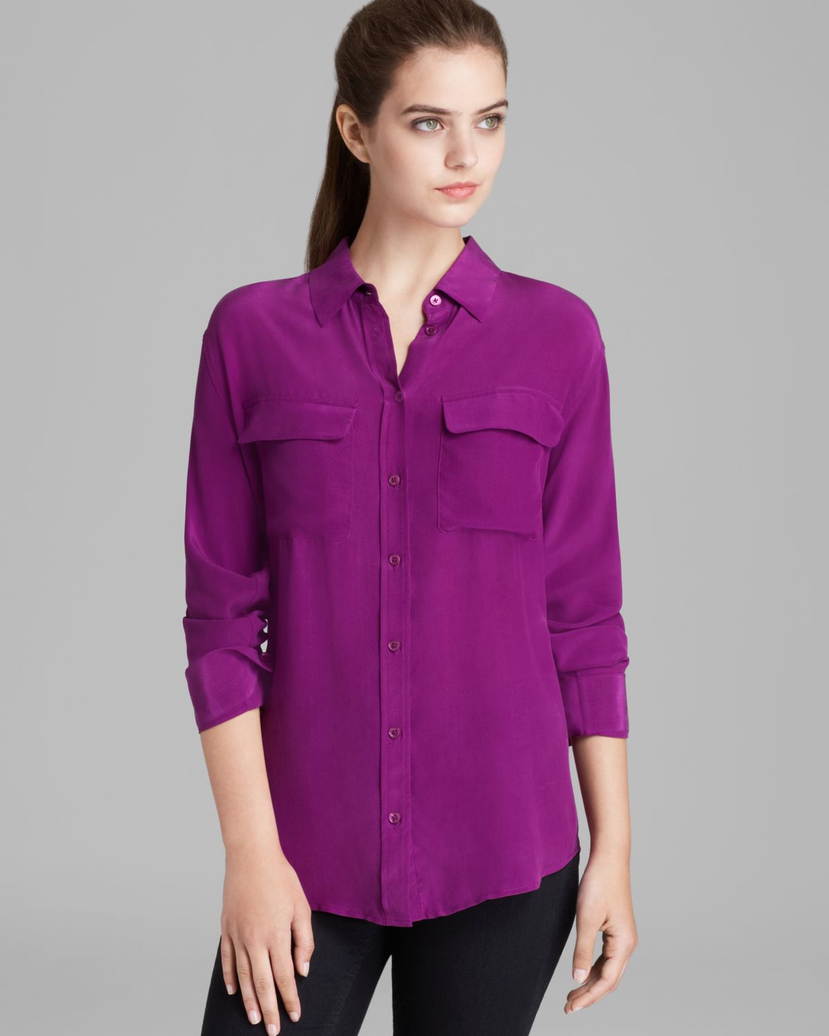 grape purple shirt