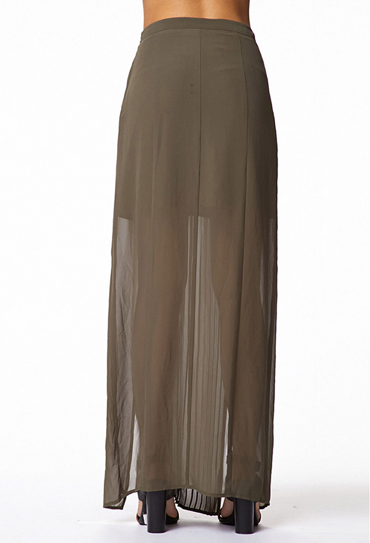 posh maxi skirt
