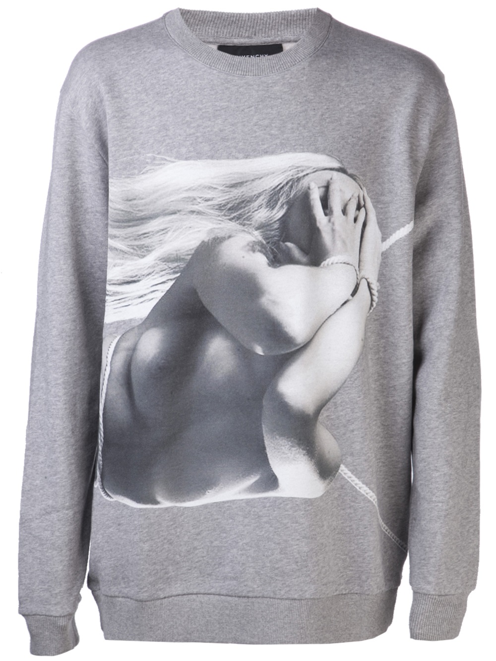 Givenchy Nude Girl Graphic Sweatshirt in Gray for Men | Lyst