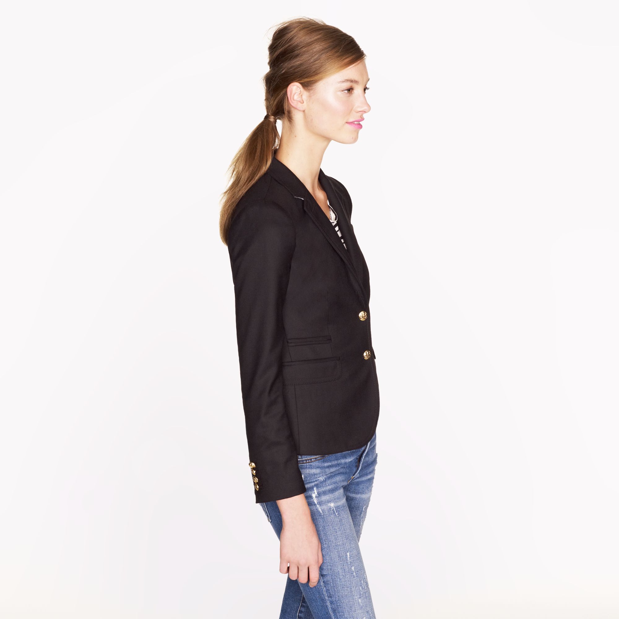 J crew shop schoolboy blazer black