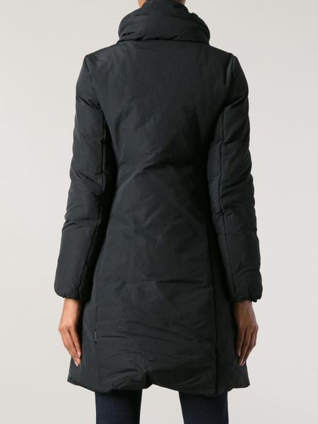 Moncler Sables Coat in Black | Lyst