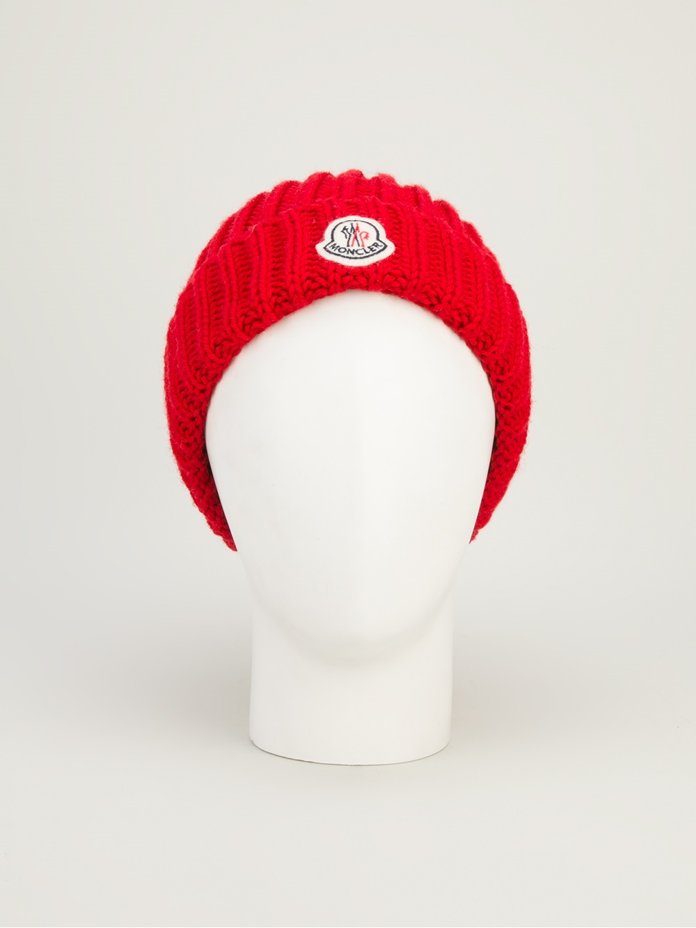moncler red beanie
