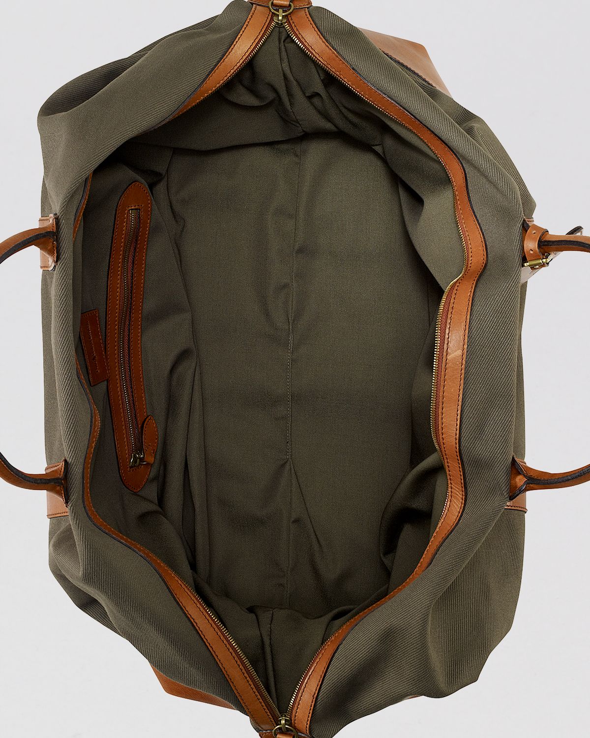Ralph Lauren Polo Canvas & Leather Duffel Bag in Green for Men | Lyst