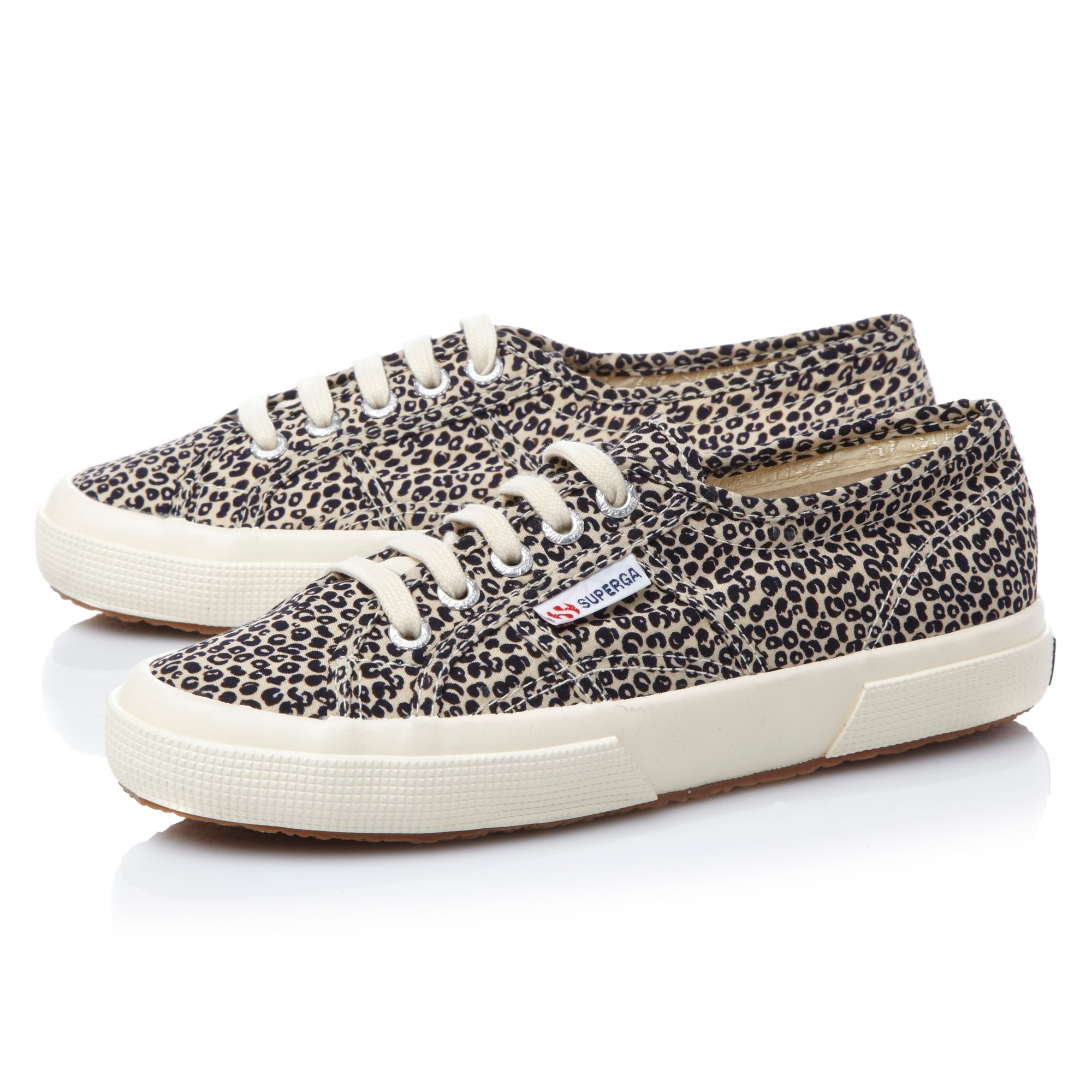 superga leopard print trainers