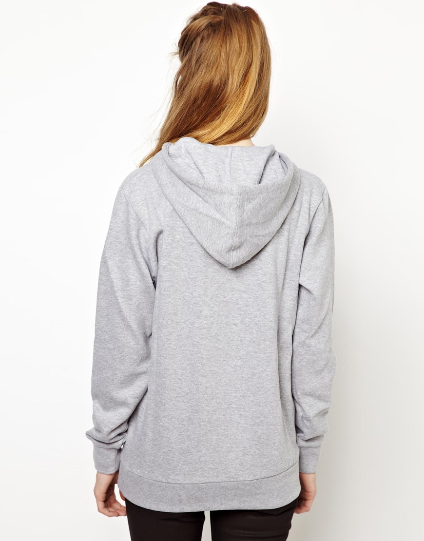 ELEVEN PARIS Will Smith Moustache Hoodie in Gray | Lyst