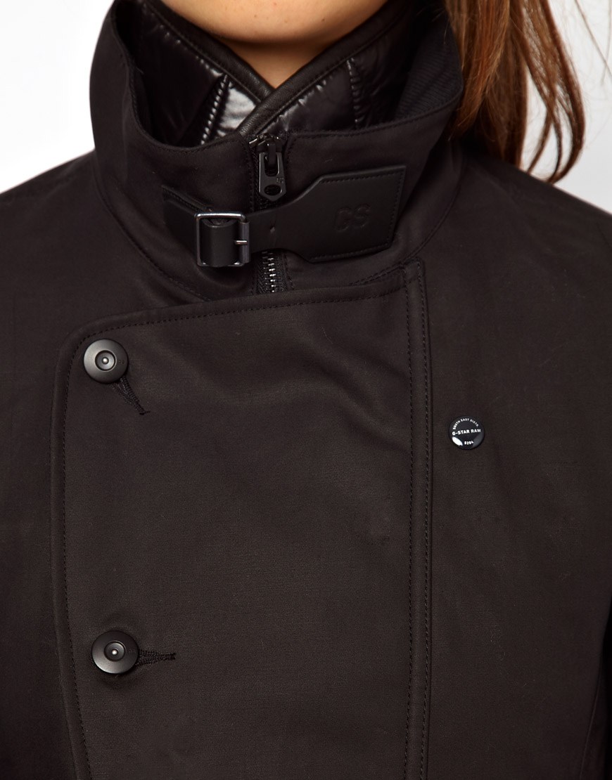g star minor trench coat