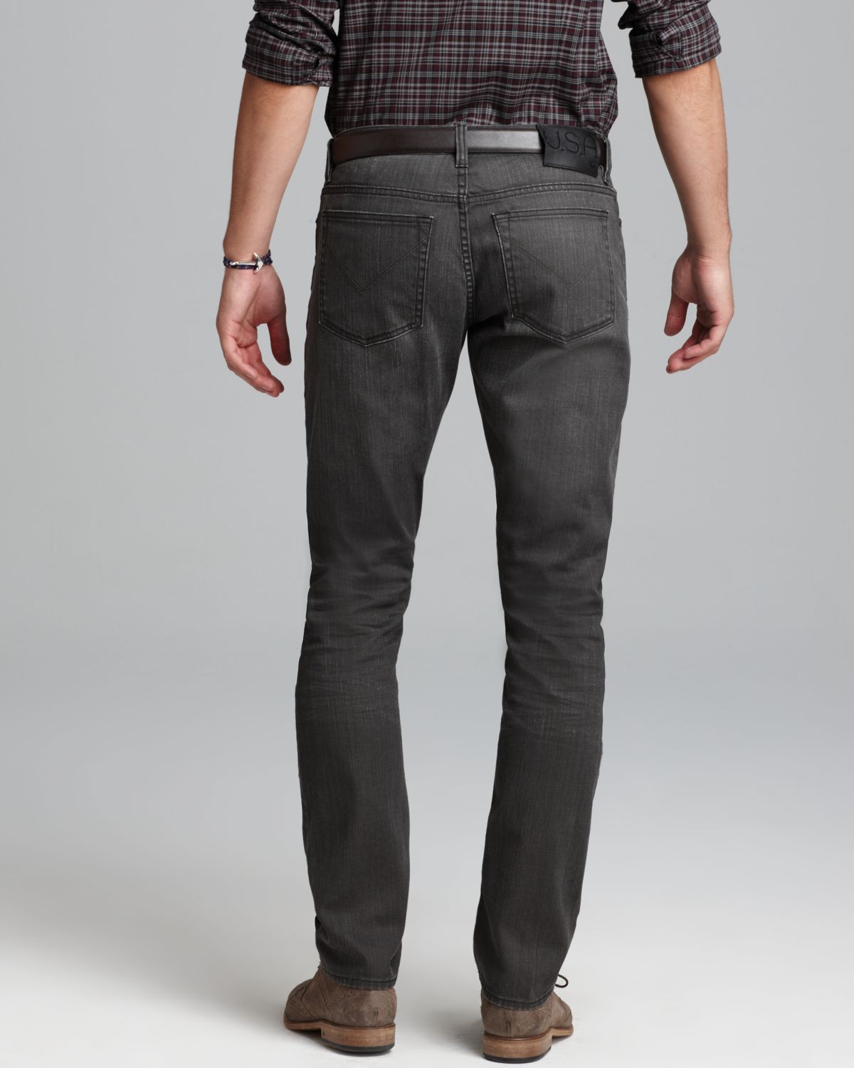 Lyst - John Varvatos Usa Jeans Bowery Straight Fit in Slate Gray in ...
