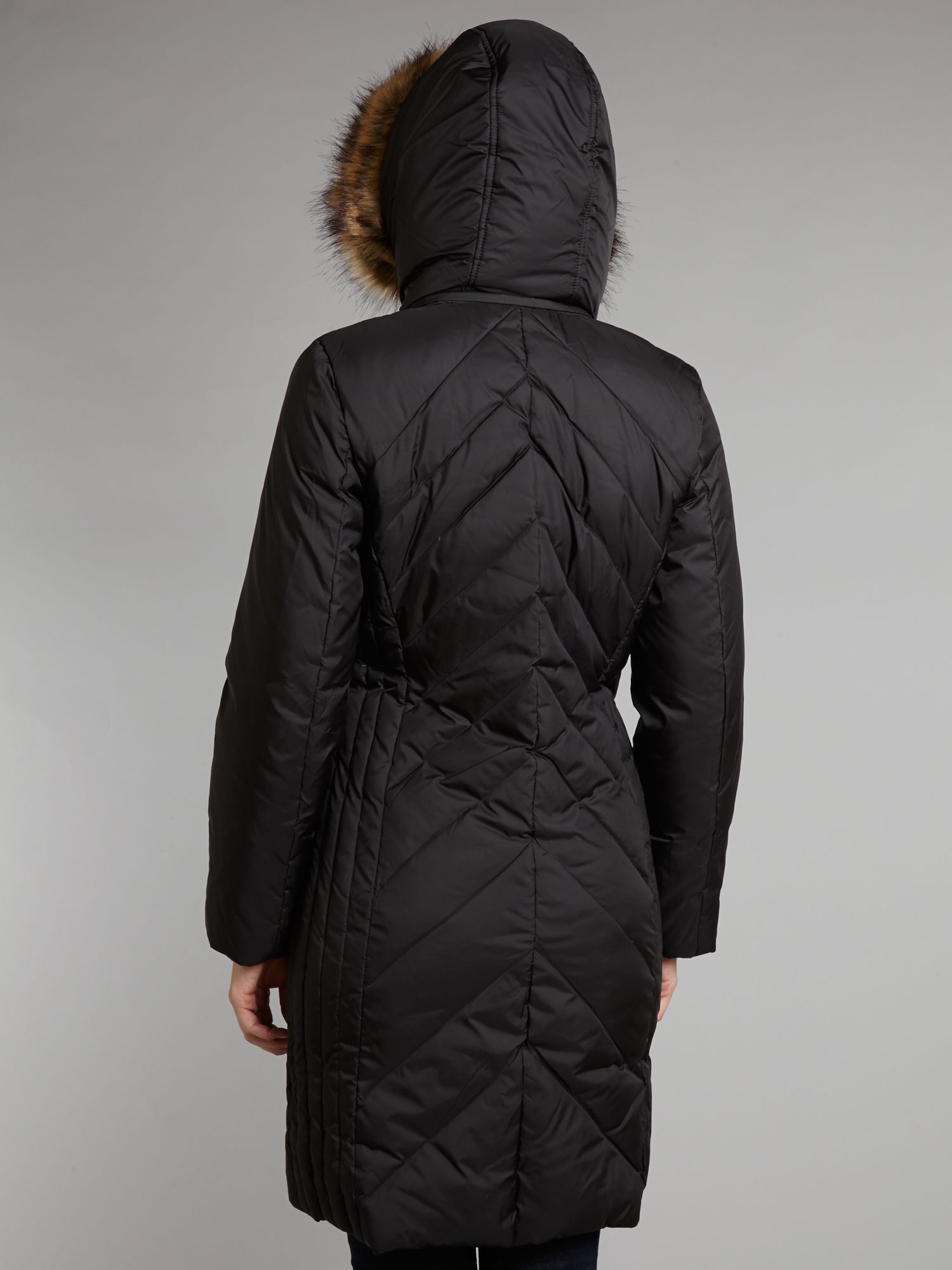 Andrew marc Marvel Down Filled Coat in Black Lyst