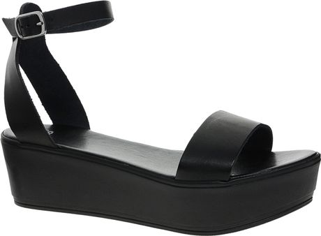 Asos Asos Jump Flatform Sandals in Black | Lyst