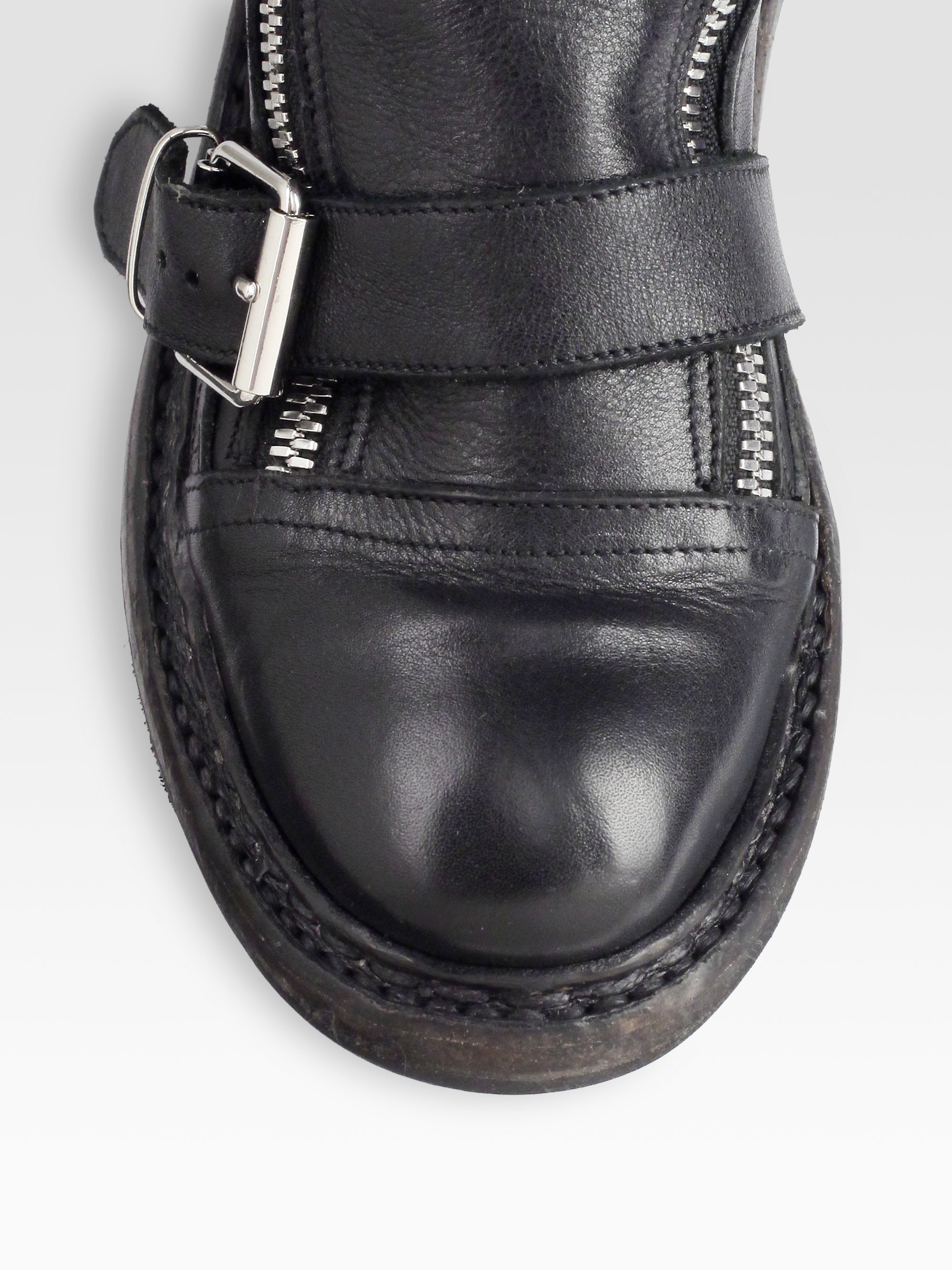 burberry motorcycle boots