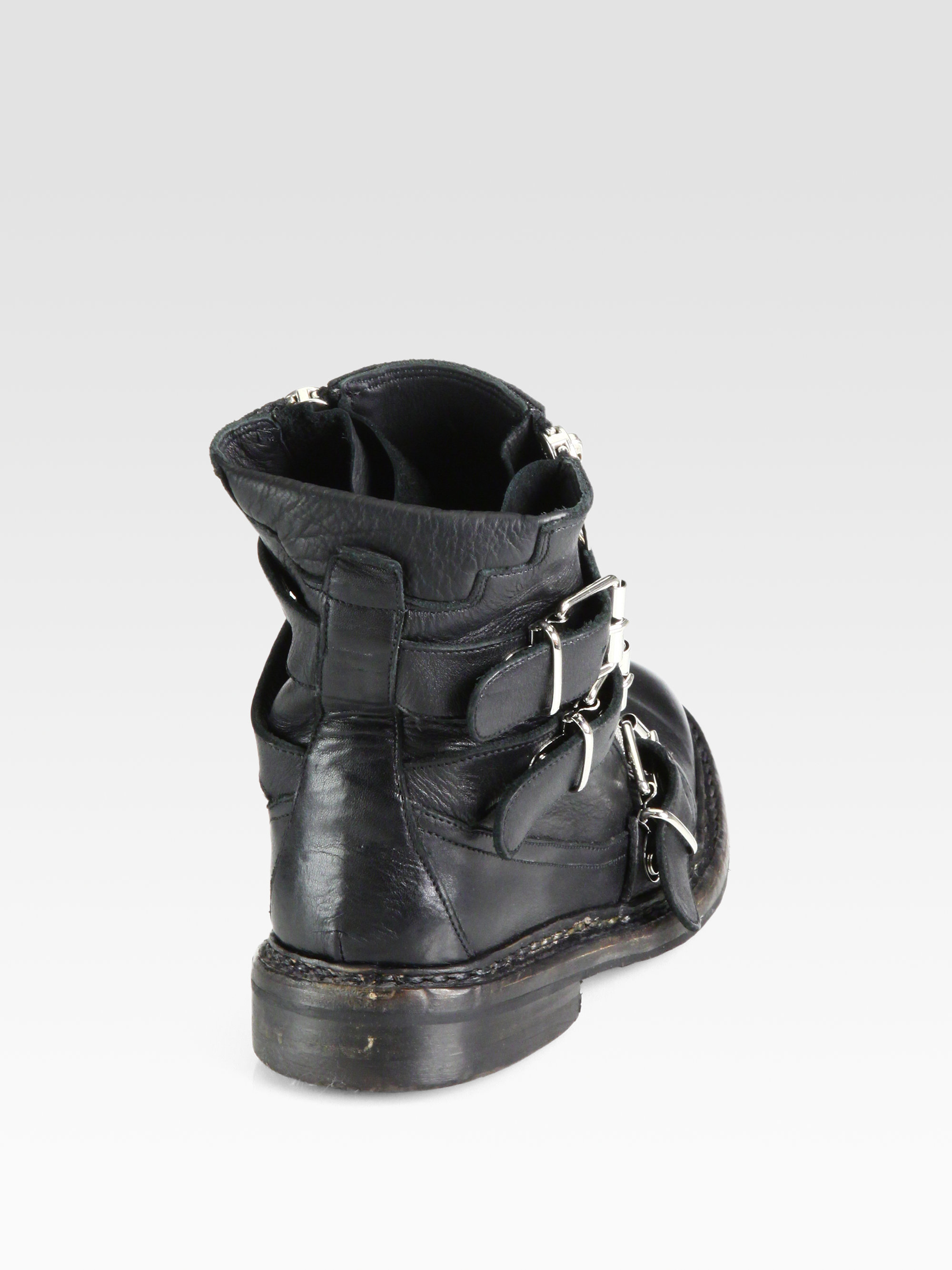 burberry motorcycle boots