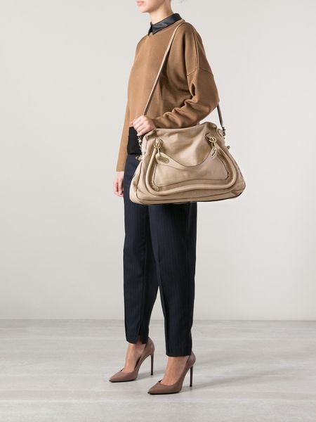 Chloe Large Paraty Leather Shoulder Bag \u2013 Shoulder Travel Bag  