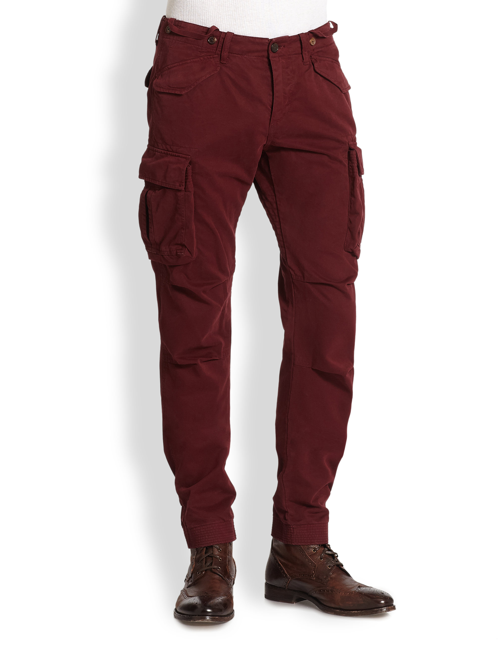 maroon cargo pants
