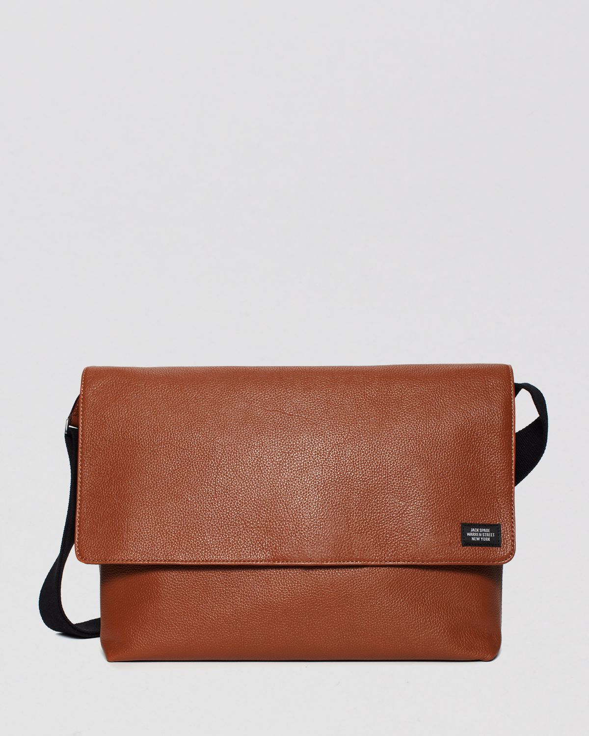 Jack spade Mason Leather Messenger Bag in Brown for Men Lyst