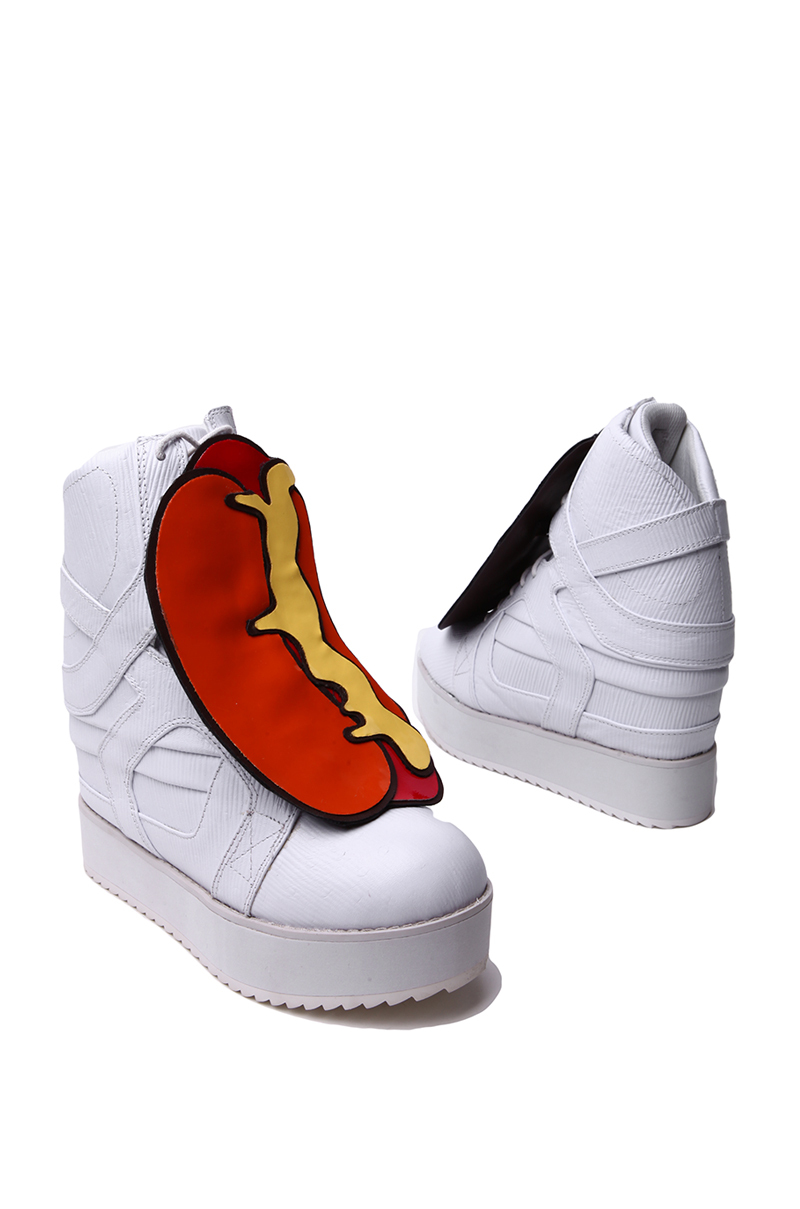 Lyst Jeffrey Campbell Rodman Platform Sneaker in White