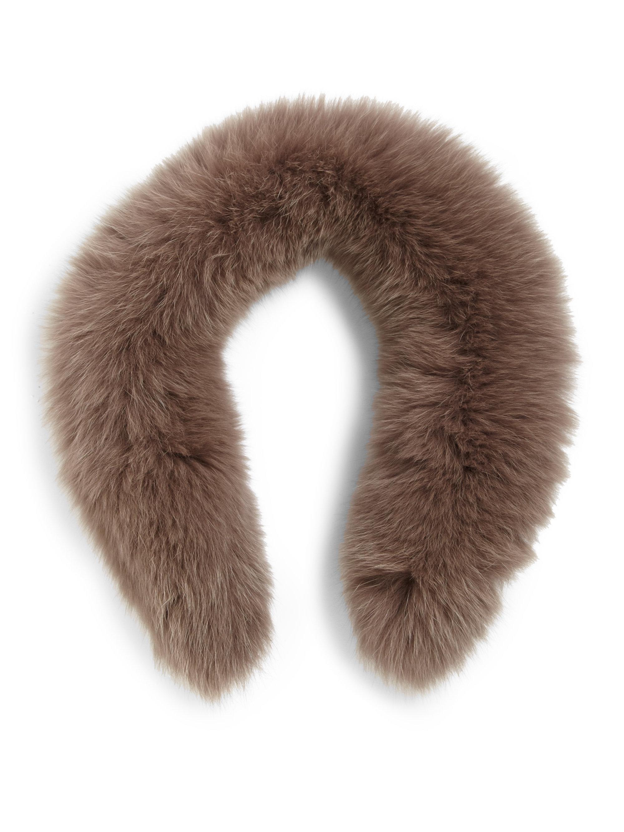 rabbit fur collar