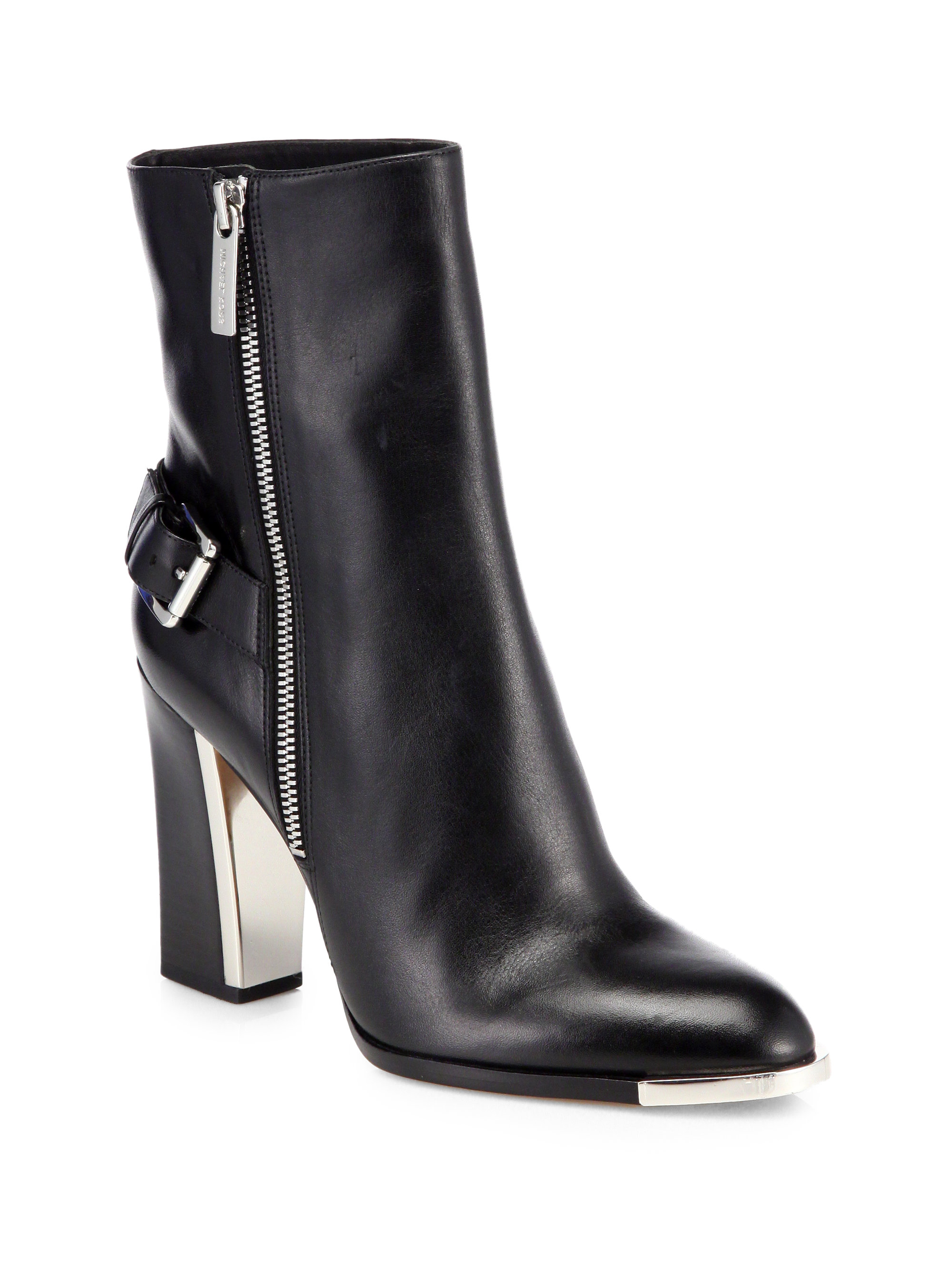Khloe scuba and leather ankle boot Clearance