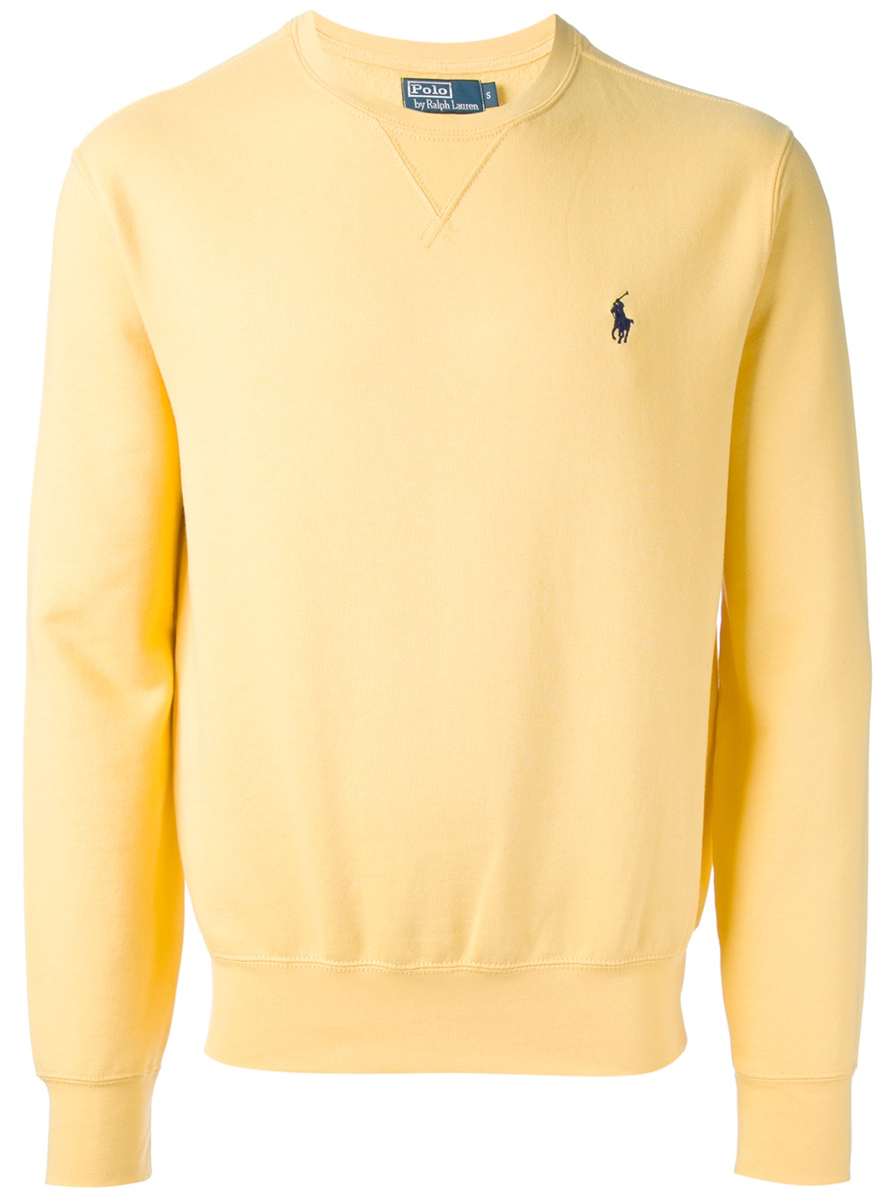 Polo Ralph Lauren Crew Neck Sweatshirt in Yellow & Orange (Yellow) for Men  | Lyst